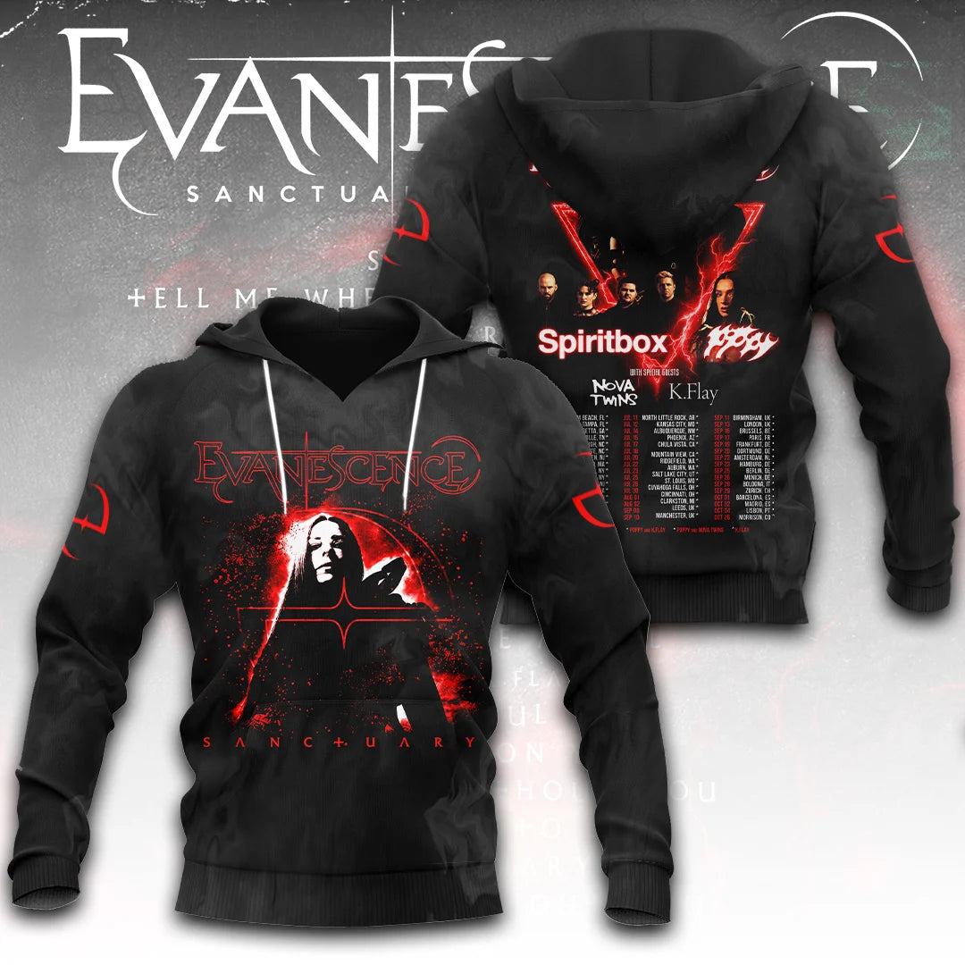 Evanescence Tour 2026 3D Apparel – TANTN25521
