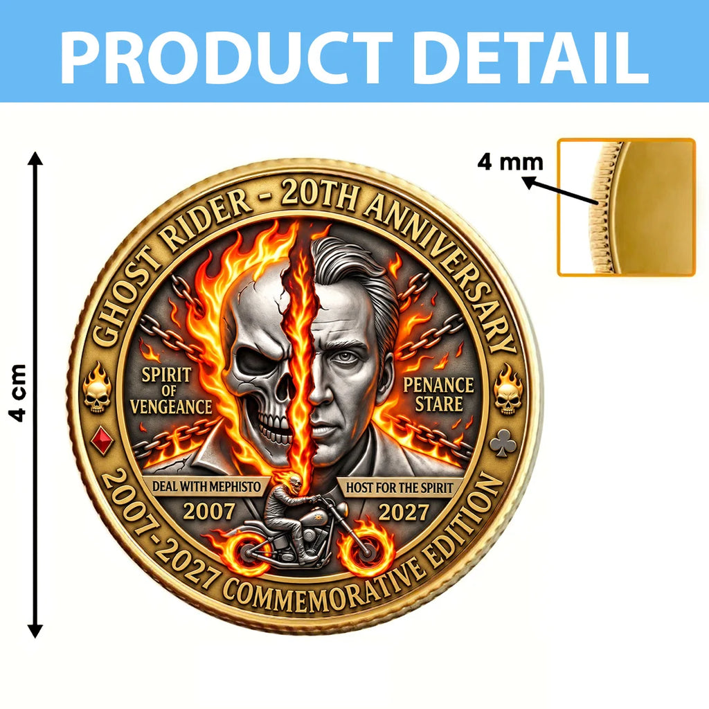 Ghost Rider 20th Anniversary Commemorative Coin – TANTN25547