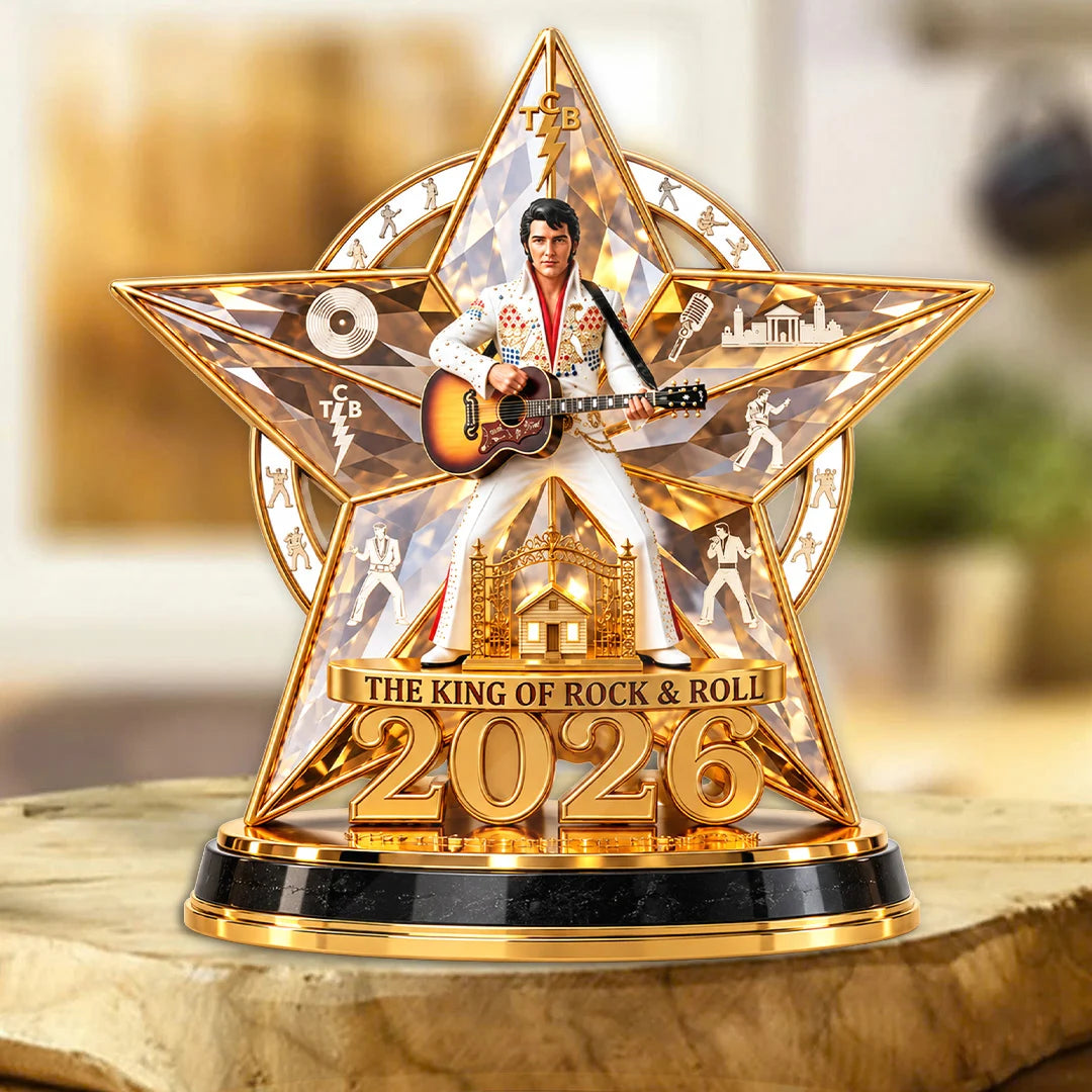 Elvis Presley Custom Shape Acrylic Plaque – TANTN25879