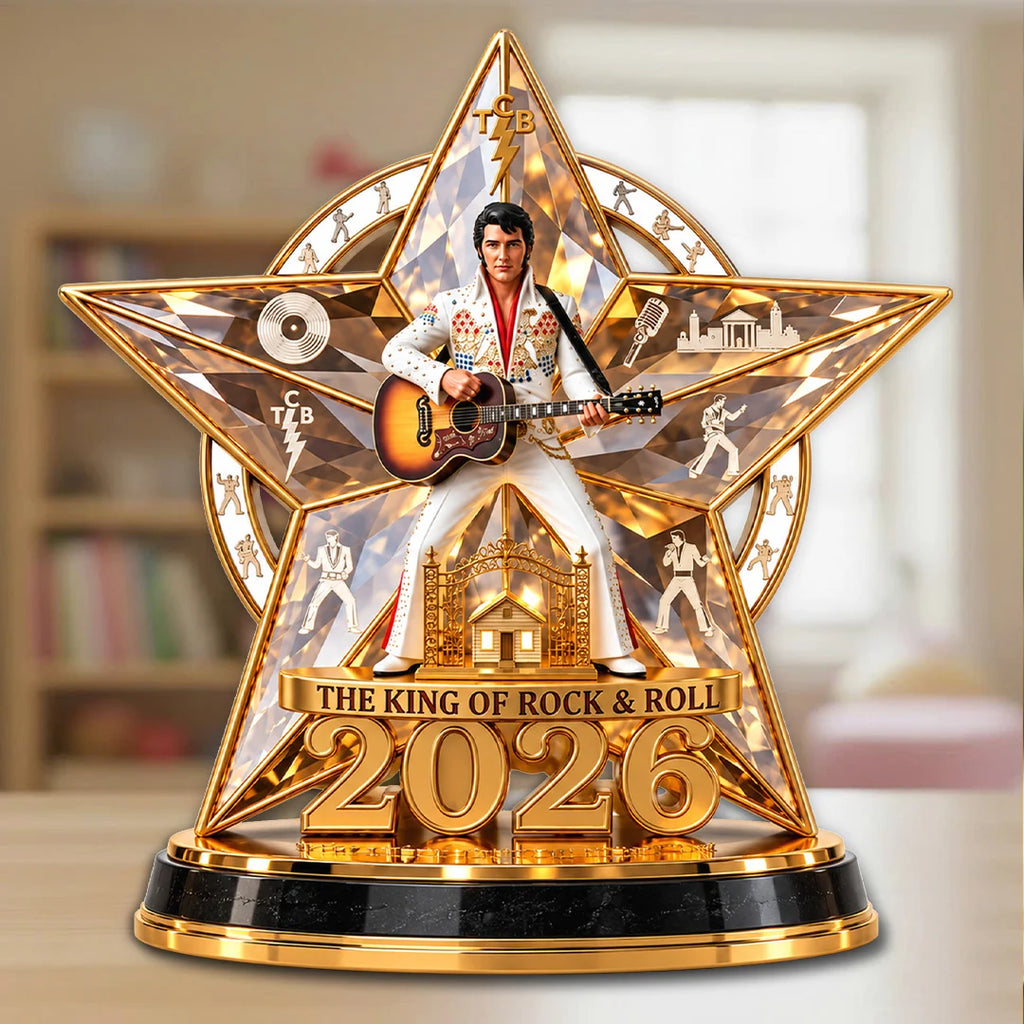 Elvis Presley Custom Shape Acrylic Plaque – TANTN25879