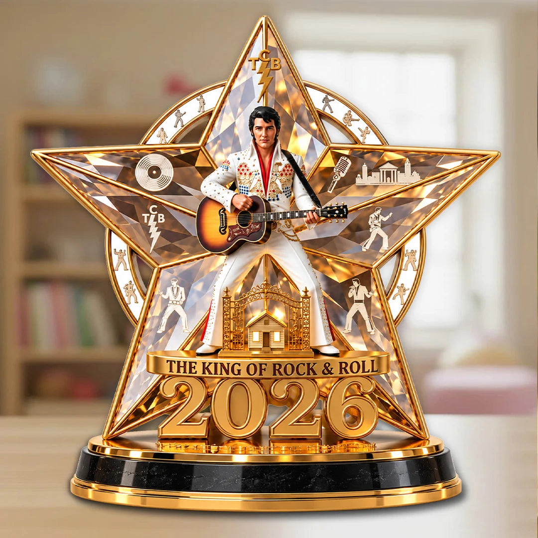 Elvis Presley Custom Shape Acrylic Plaque – TANTN25879