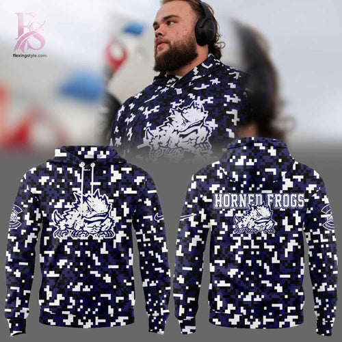 TCU Horned Frogs Digital Camo Hoodie