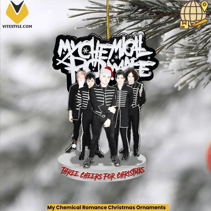 My Chemical Romance Christmas Ornaments