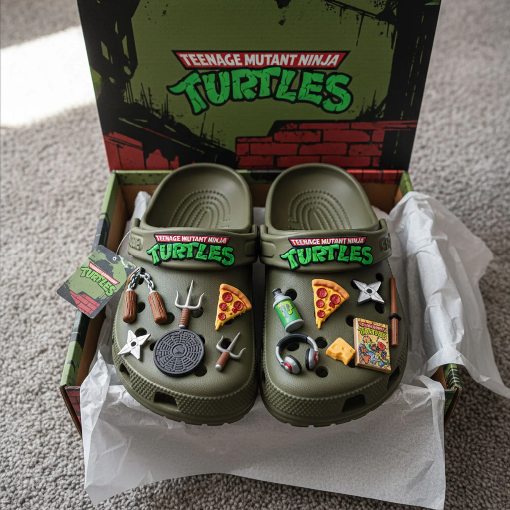 TNMN Teenage Mutant Ninja Turtles Croc Charms