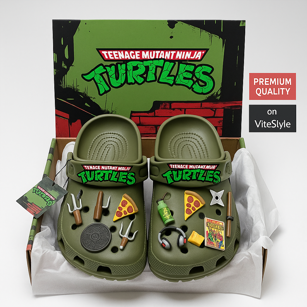 TNMN Teenage Mutant Ninja Turtles Croc Charms