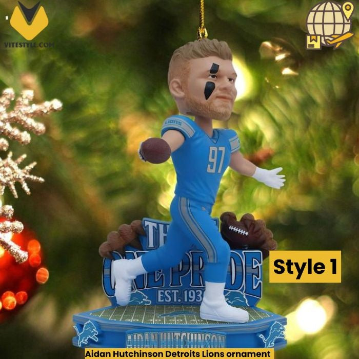 Aidan Hutchinson Detroits Lions ornament