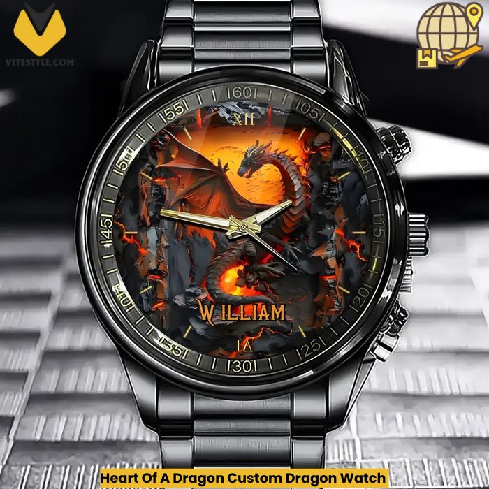 Heart Of A Dragon Custom Dragon Watch