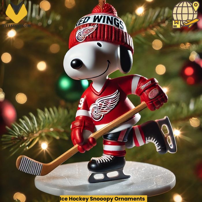 Ice Hockey Snooopy Ornaments