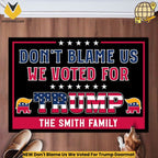 NEW Don’t Blame Us We Voted For Trump Doormat
