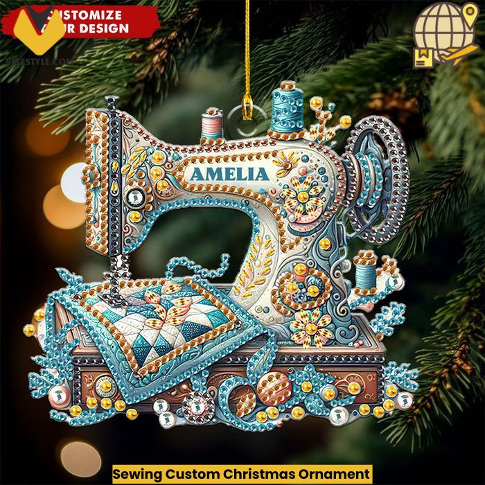Sewing Custom Christmas Ornament