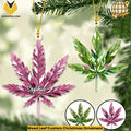 Weed Leaf Custom Christmas Ornament