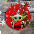 Tampa Bay Buccaneers Baby Yoda Ornament Christmas Tree Decorations
