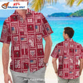 Tampa Bay Buccaneers Patchwork Print Aloha Shirt