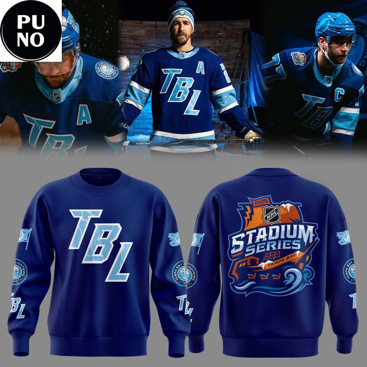 Tampa Bay Lightning 2026 Stadium Series Hoodie T-Shirt