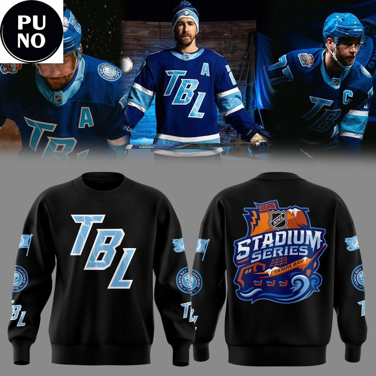 Tampa Bay Lightning 2026 Stadium Series Hoodie T-Shirt