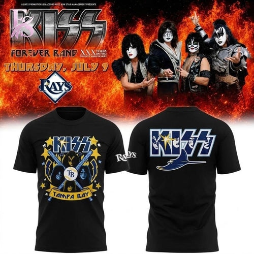 Tampa Bay Rays KISS Forever Band Tour 2026 Shirt