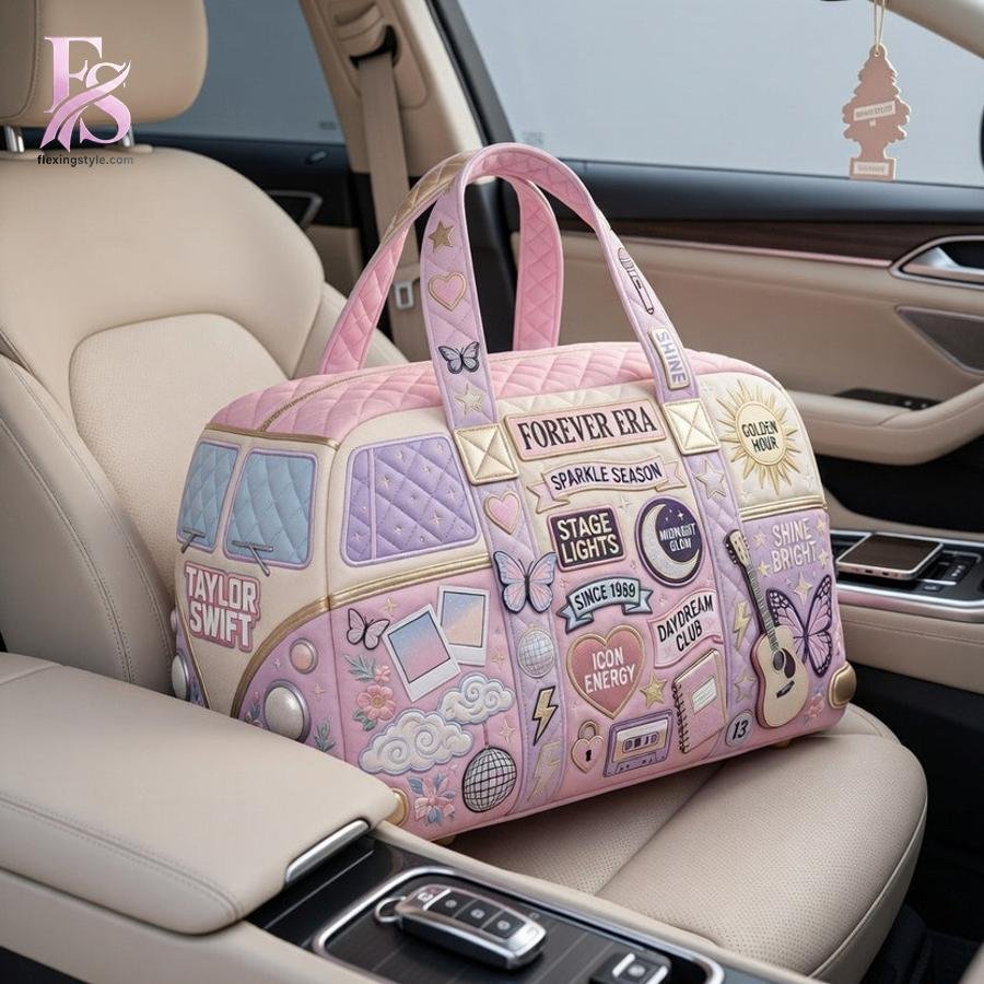 Taylor Swift Forever Era Quilted Duffle Bag