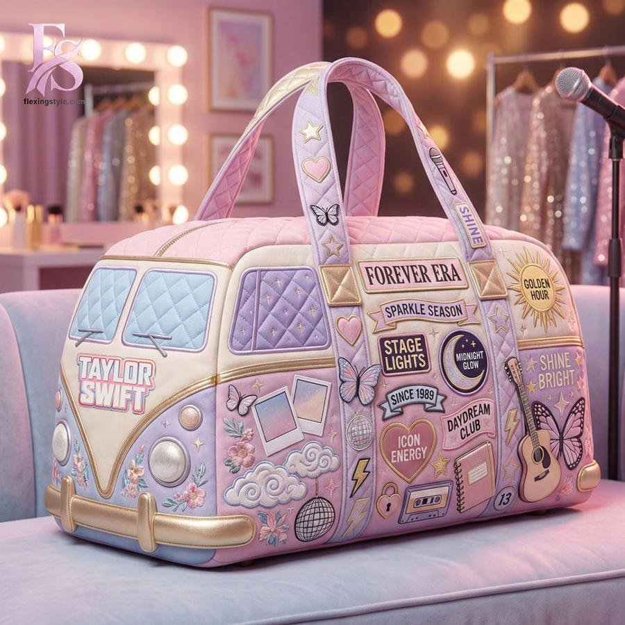 Taylor Swift Forever Era Quilted Duffle Bag