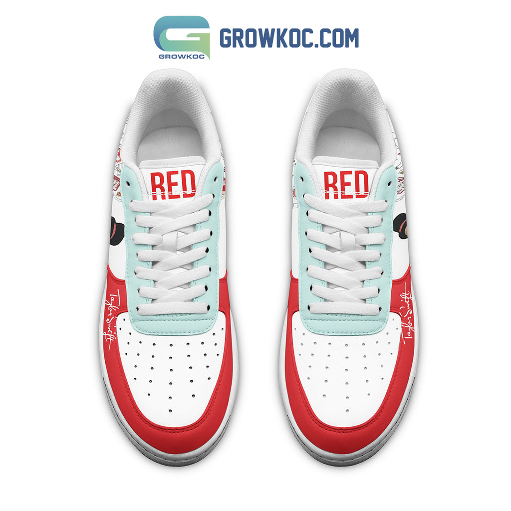 Taylor Swift Red Album Performance Air Force 1 Shoes