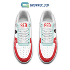 Taylor Swift Red Album Performance Air Force 1 Shoes