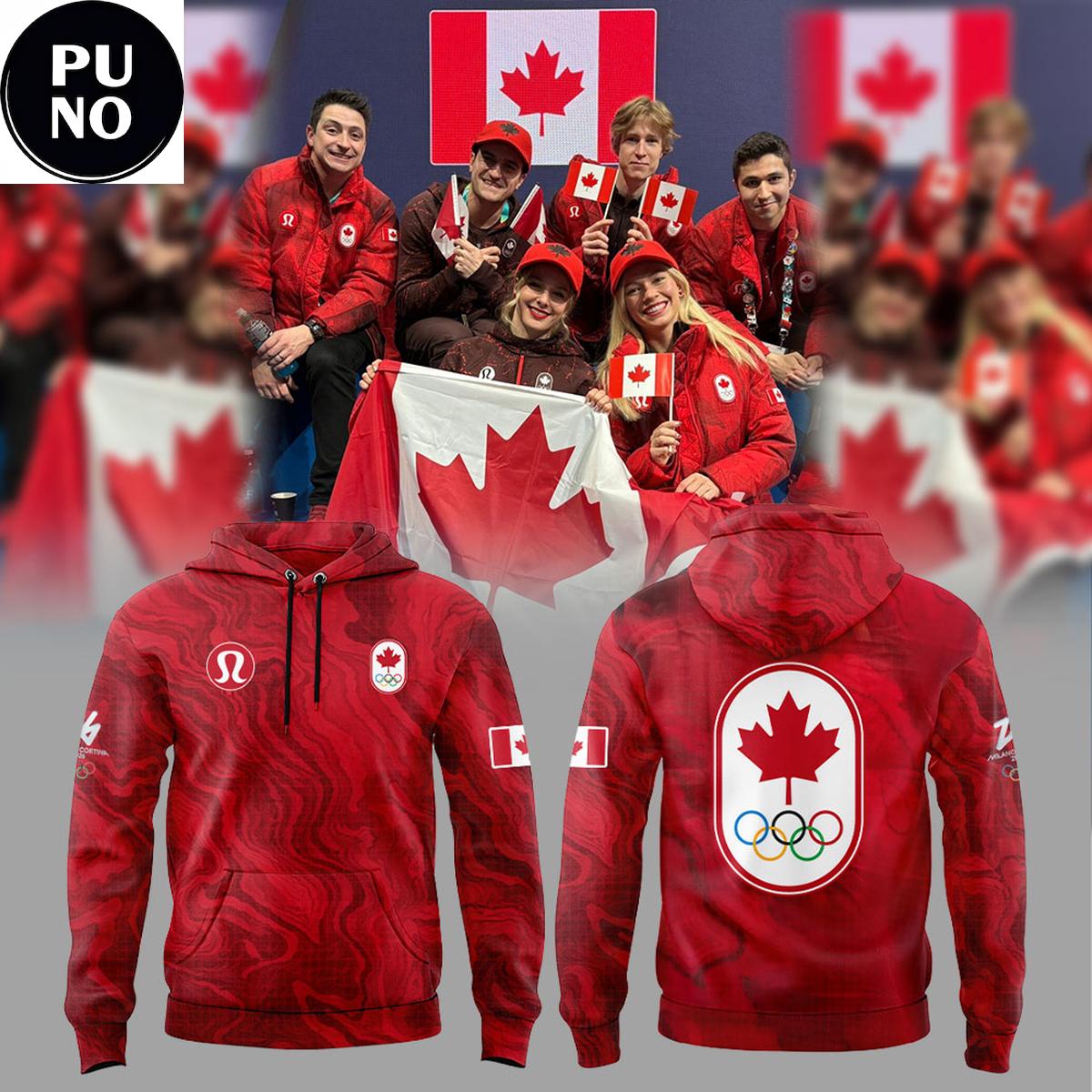 Team Canada Winter Olympics Milano Cortina 2026 Hoodie T-Shirt