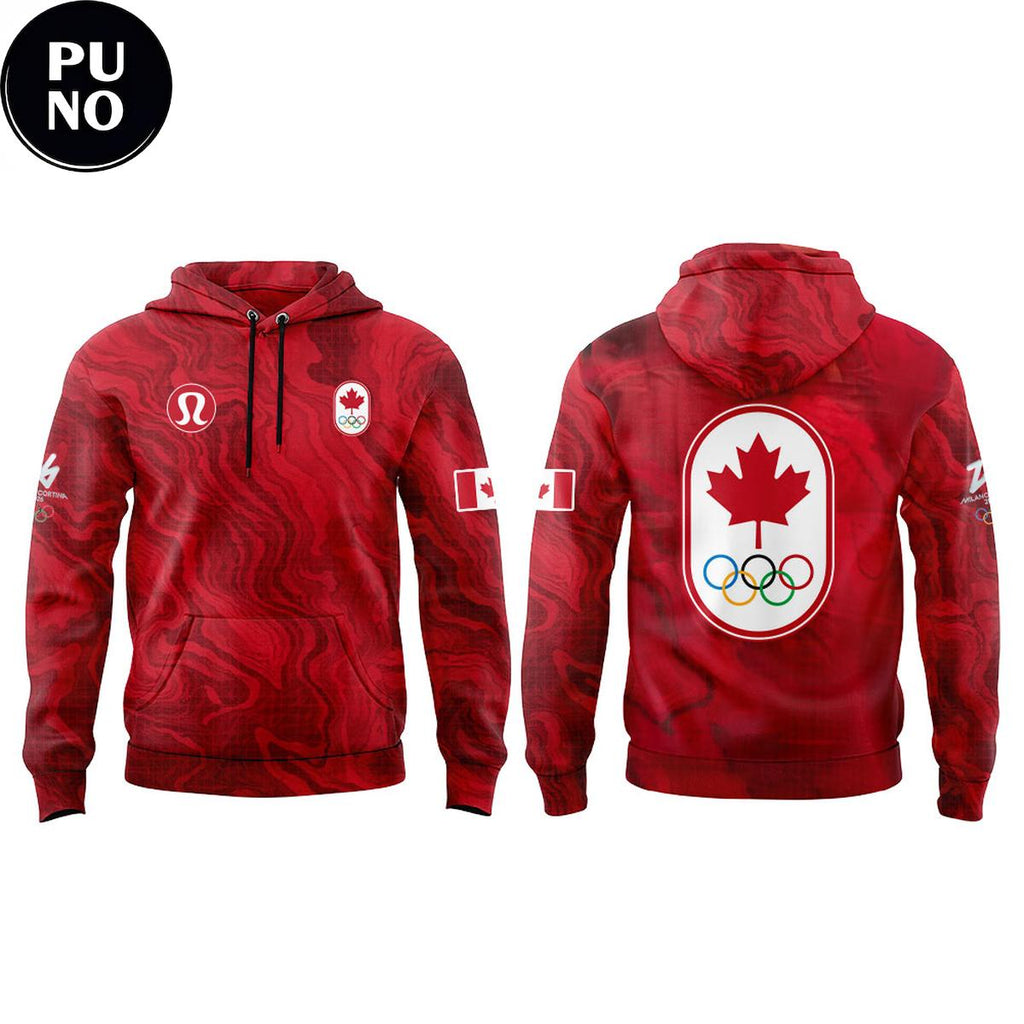 Team Canada Winter Olympics Milano Cortina 2026 Hoodie T-Shirt