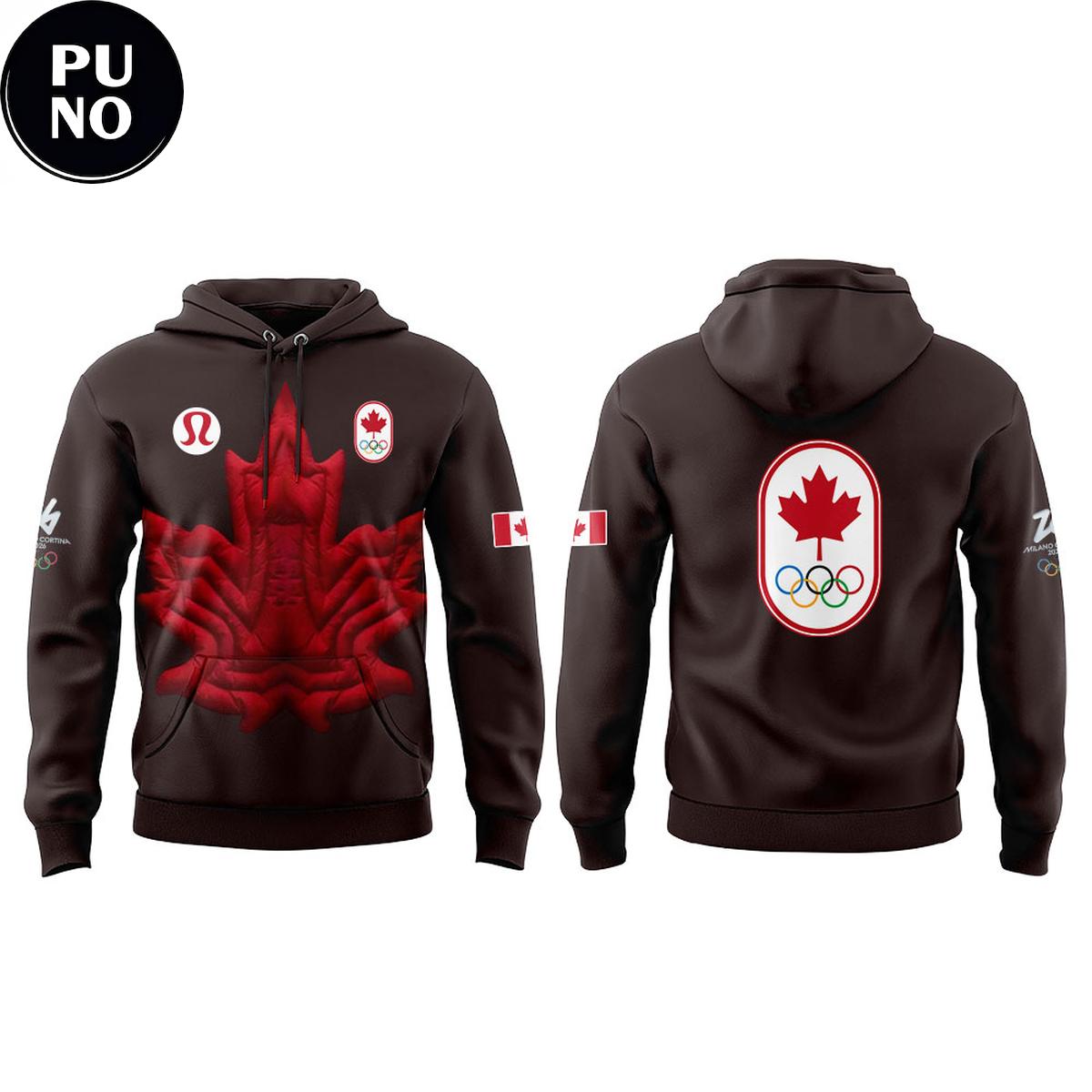 Team Canada Winter Olympics Milano Cortina 2026 Hoodie T-Shirt