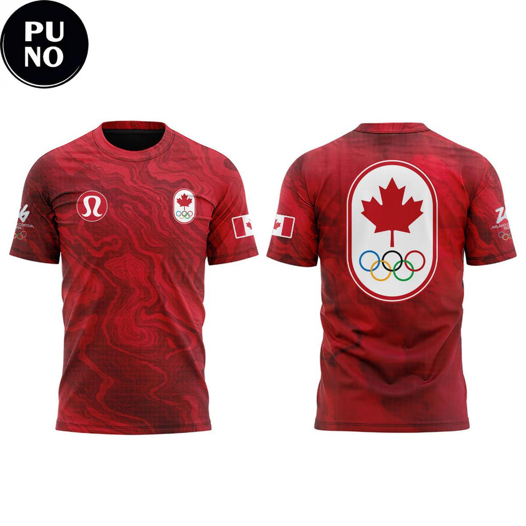 Team Canada Winter Olympics Milano Cortina 2026 Hoodie T-Shirt