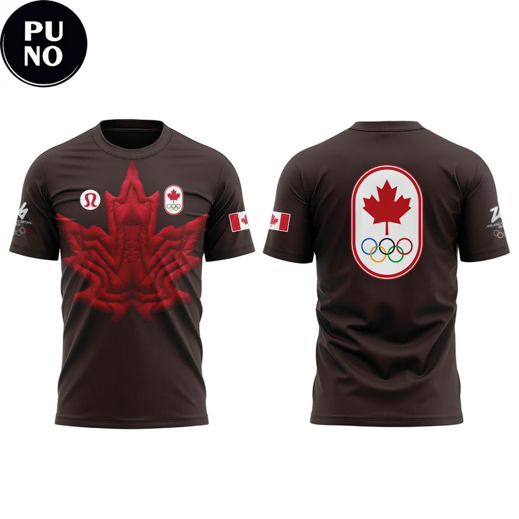 Team Canada Winter Olympics Milano Cortina 2026 Hoodie T-Shirt
