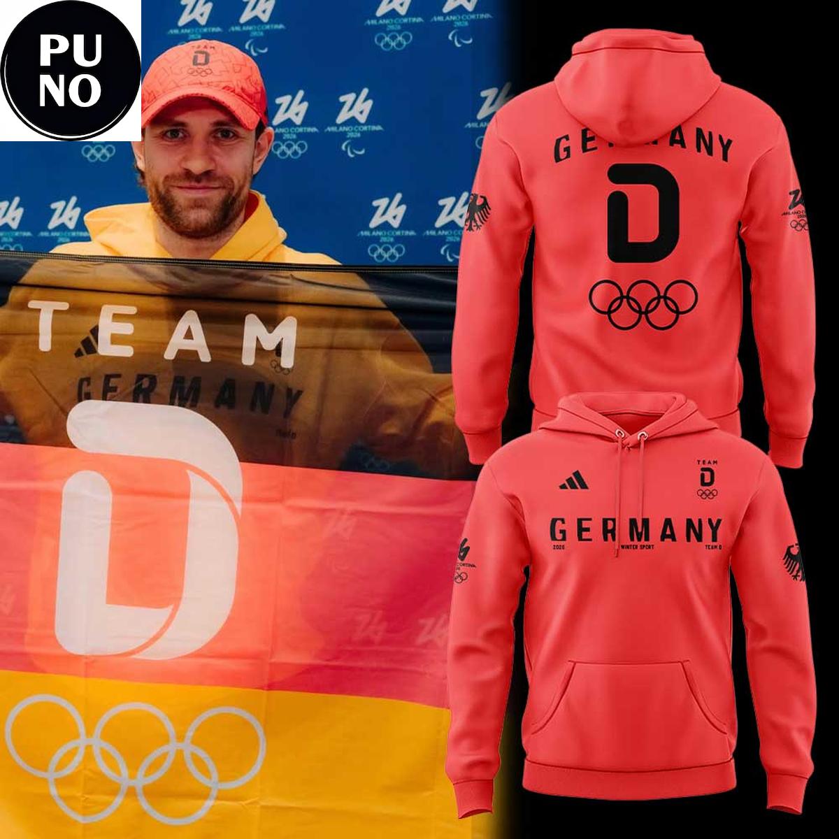 Team Deutschland Germany Winter Olympics Milano Cortina 2026 Hoodie T-Shirt