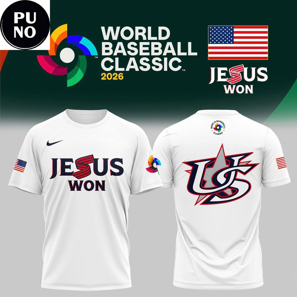 Team USA x Jesus won 2026 World Baseball Classic Hoodie T-Shirt