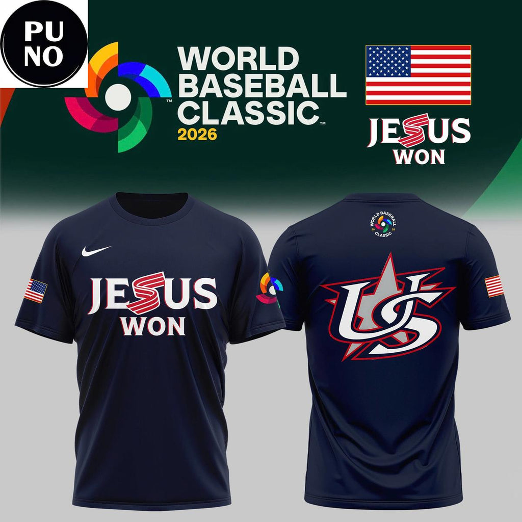 Team USA x Jesus won 2026 World Baseball Classic Hoodie T-Shirt