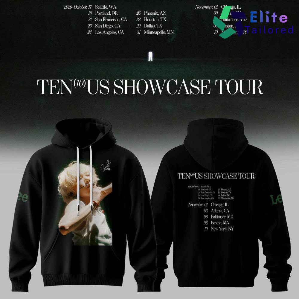 Ten US Showcase Tour 2026 Concert Merch Pullover Hoodie
