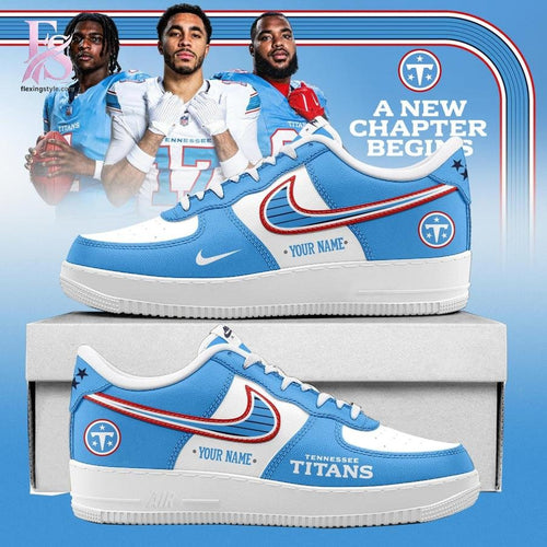 Tennessee Titans 2026 New Logo Air Force Shoes