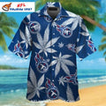 Tennessee Titans Aloha Shirt – Bold Leaf And Logo Pattern