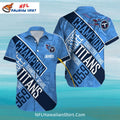 Tennessee Titans Champion Stripes Aloha Shirt
