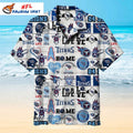 Tennessee Titans Collage Pattern Hawaiian Shirt