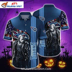 Tennessee Titans Halloween Jason Horror Aloha Shirt