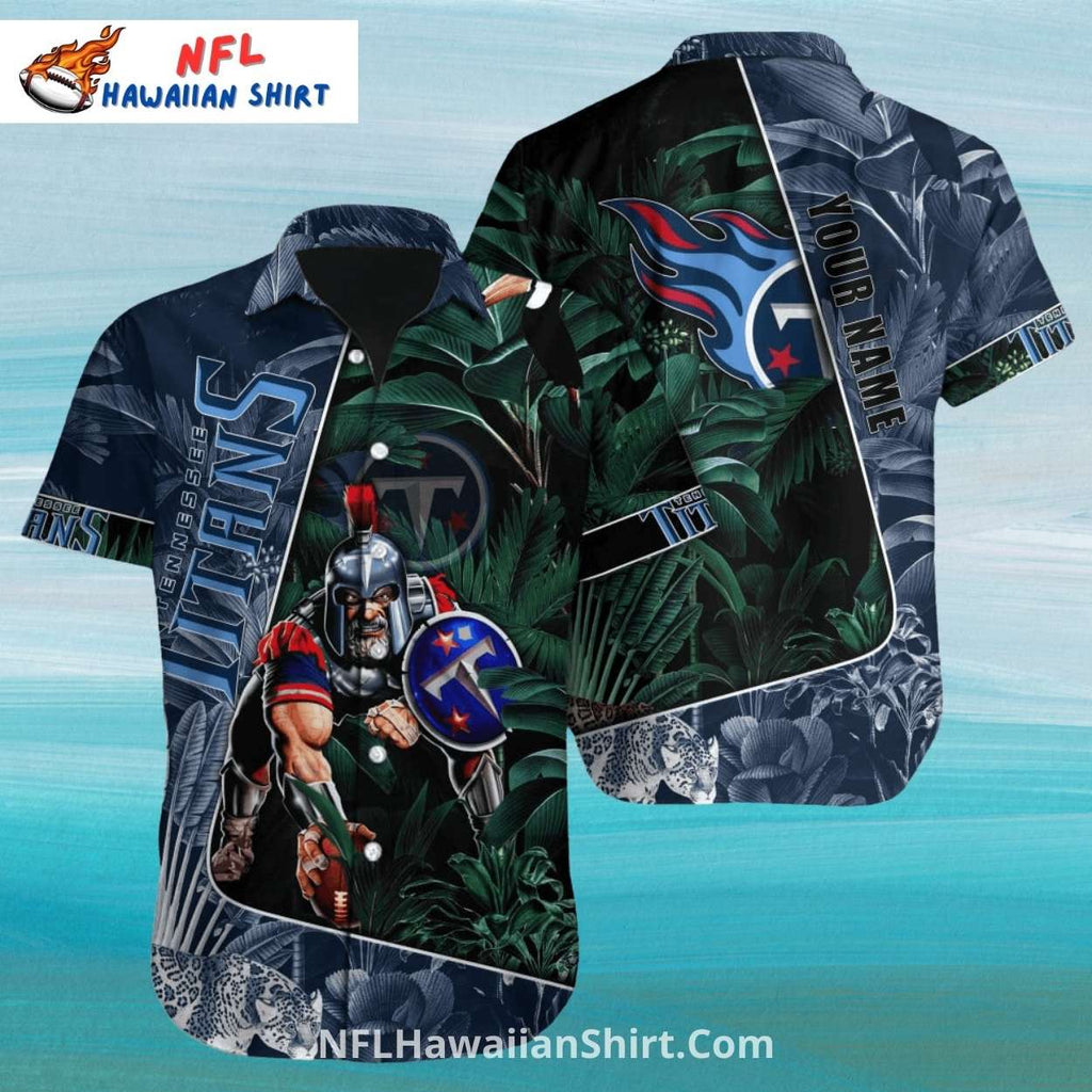 Tennessee Titans Jungle Gladiator Aloha Shirt