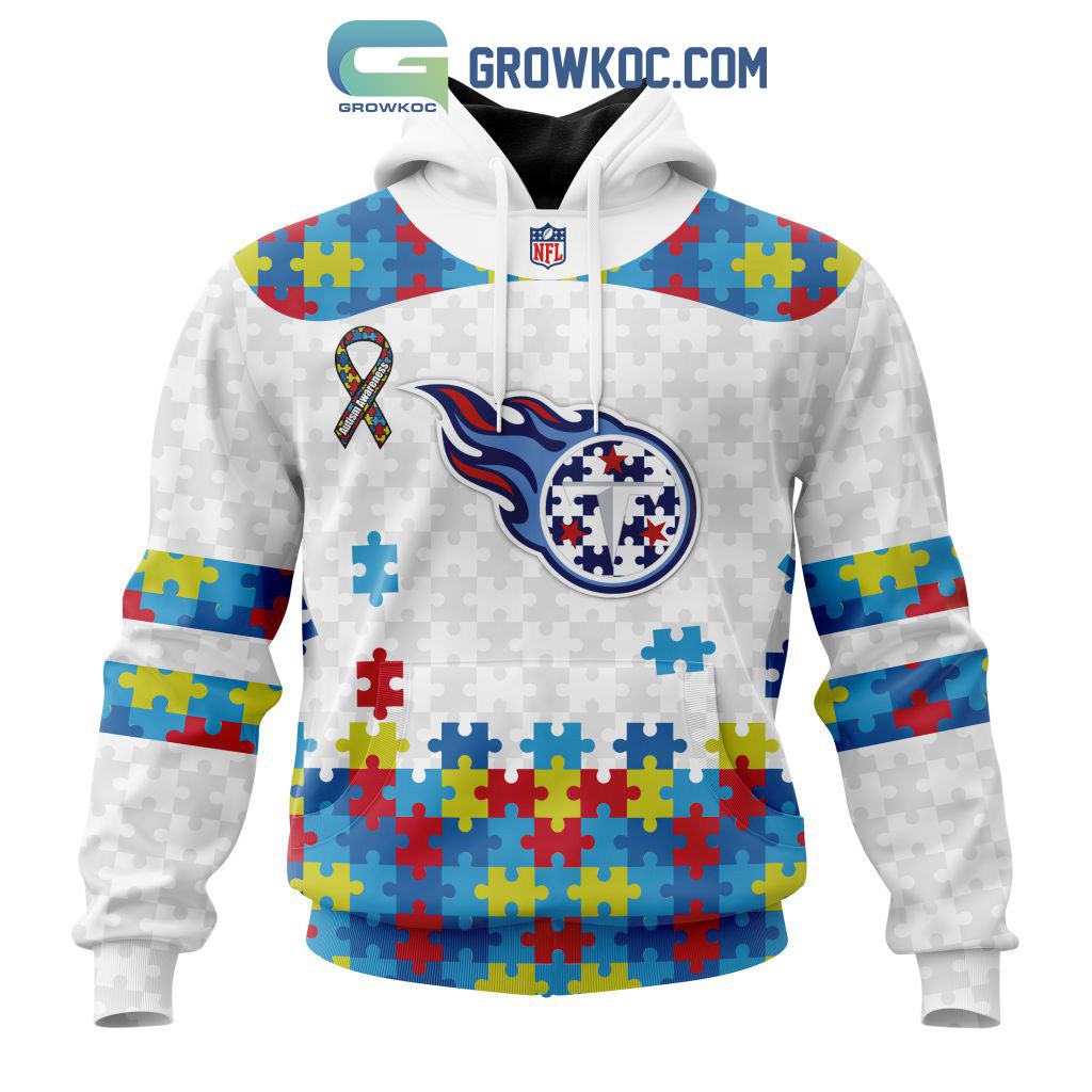 Tennessee Titans NFL Autism Awareness Personalized Hoodie T Shirt