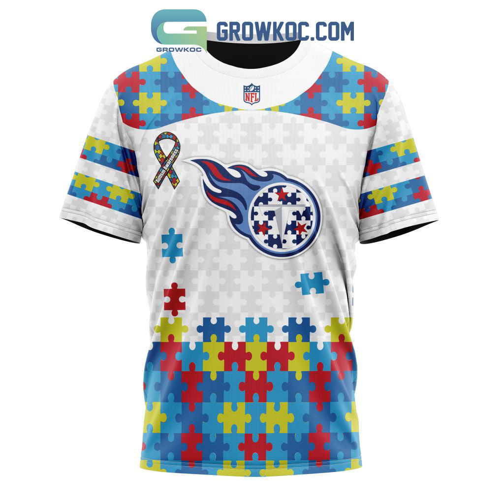 Tennessee Titans NFL Autism Awareness Personalized Hoodie T Shirt