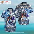 Tennessee Titans Storm Warrior Aloha Shirt