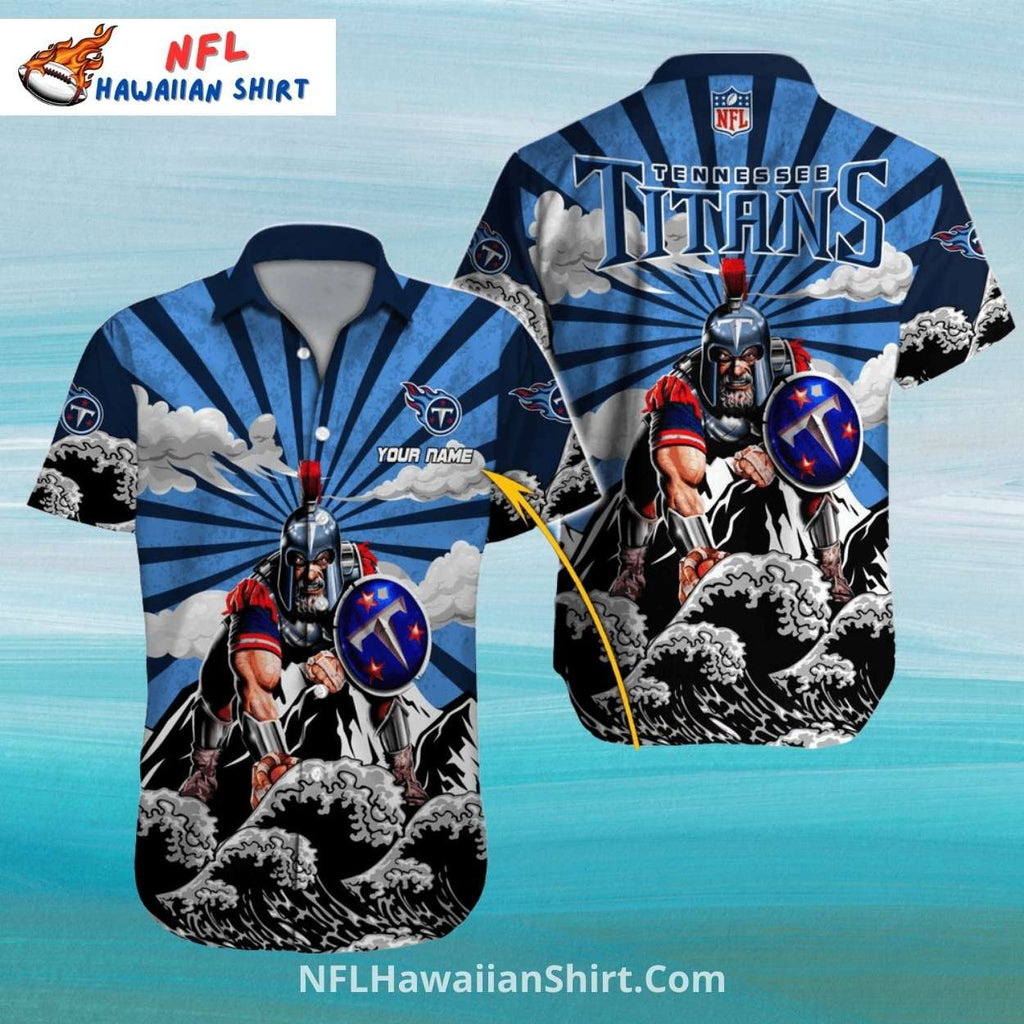 Tennessee Titans Warrior Storm Aloha Shirt