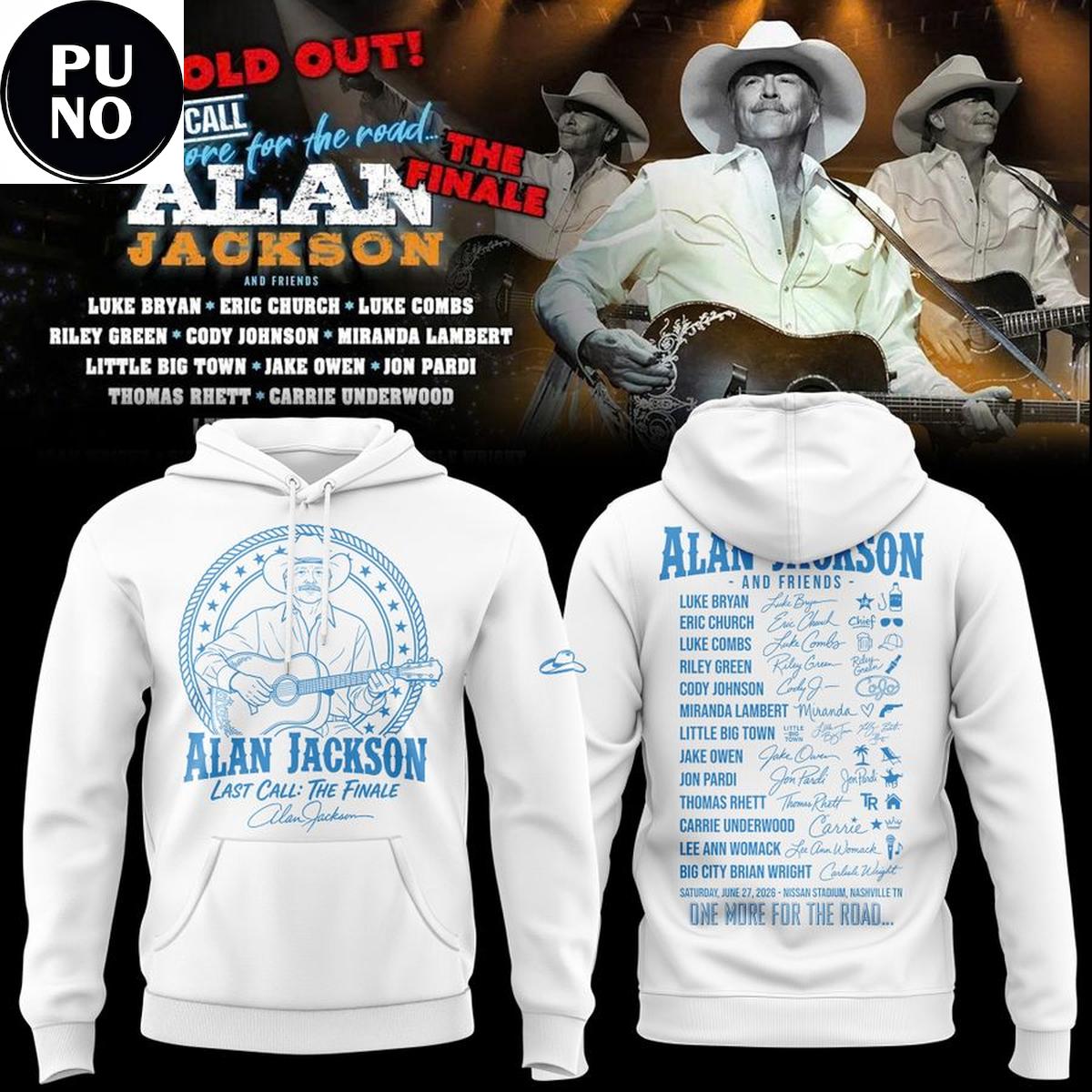 Tennessee Titans x Alan Jackson Last Call The Finale 2026 Hoodie T-Shirt
