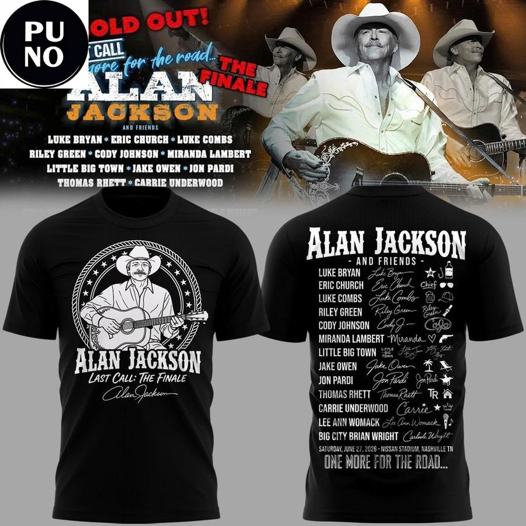 Tennessee Titans x Alan Jackson Last Call The Finale 2026 Hoodie T-Shirt