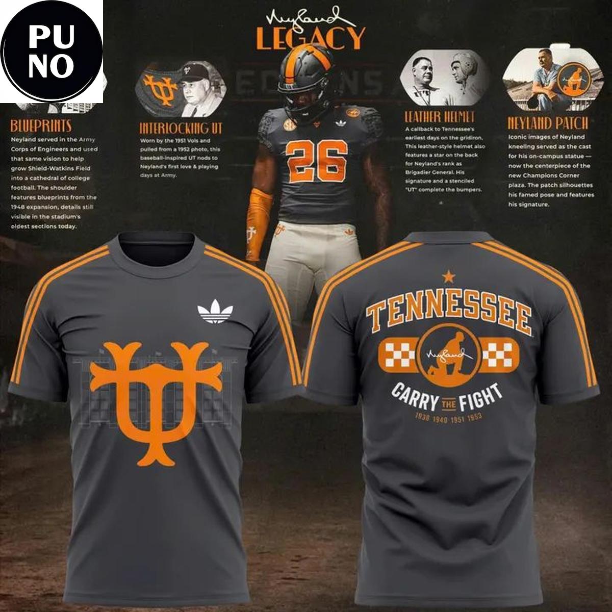 Tennessee Volunteers 2026 Neyland Legacy Hoodie T-Shirt