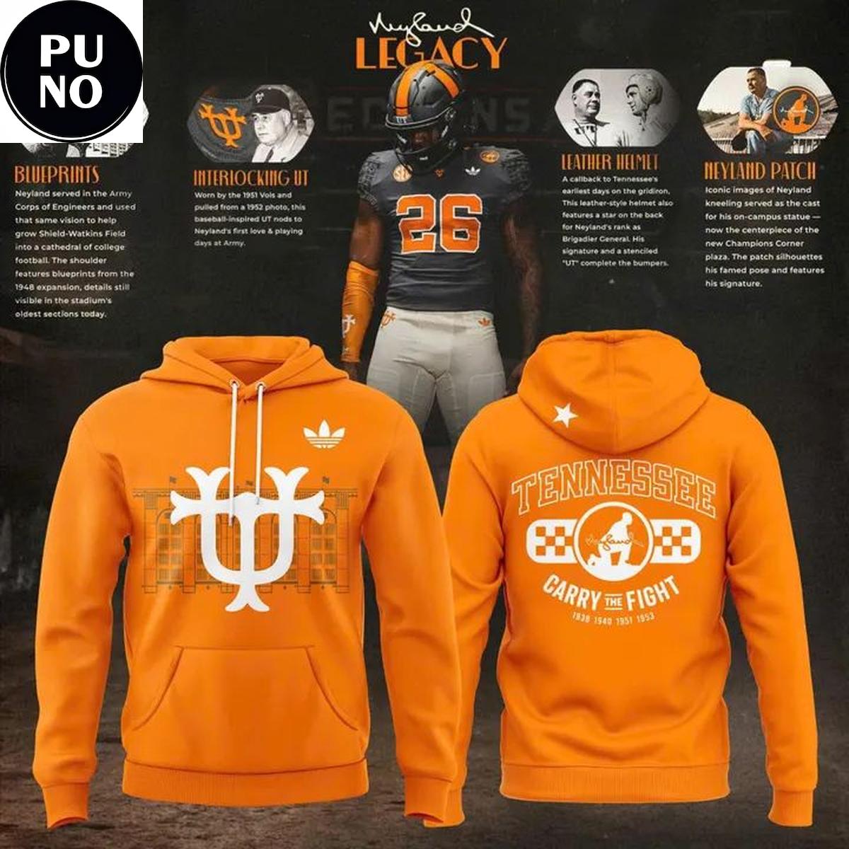 Tennessee Volunteers 2026 Neyland Legacy Hoodie T-Shirt