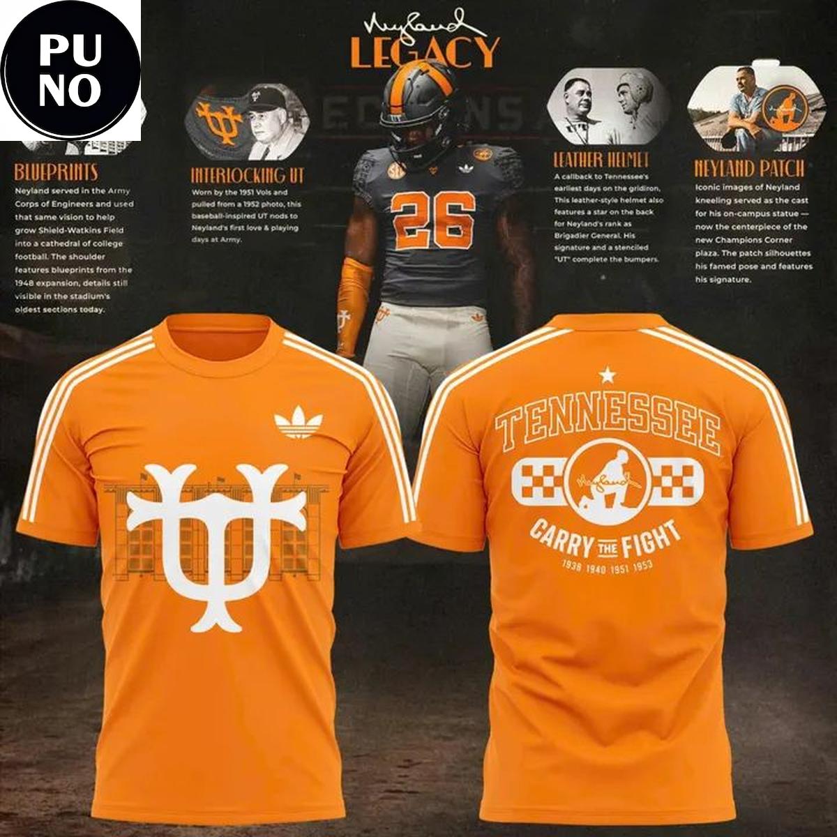 Tennessee Volunteers 2026 Neyland Legacy Hoodie T-Shirt