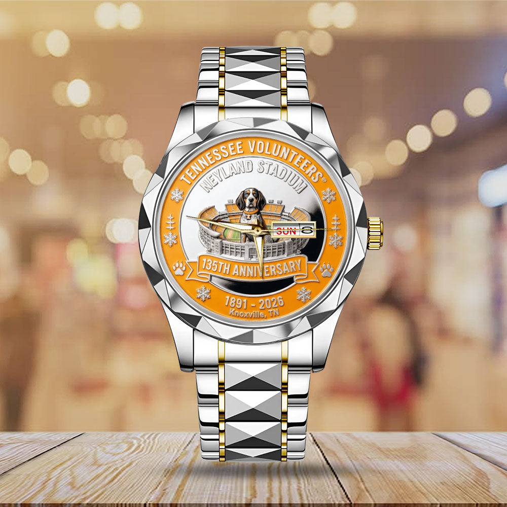 Tennessee Volunteers Football 135th Anniversary Alloy Luxury Quartz Watch - MAITM14139