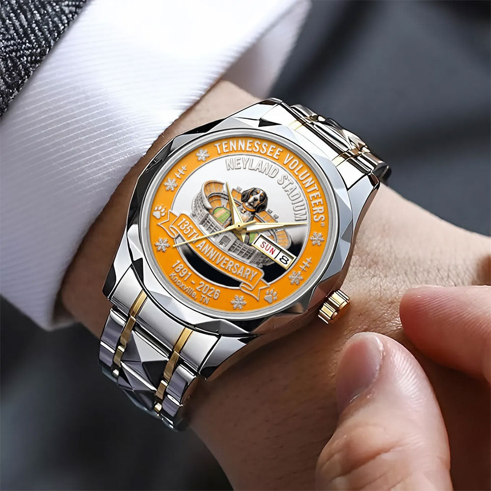 Tennessee Volunteers Football 135th Anniversary Alloy Luxury Quartz Watch - MAITM14139